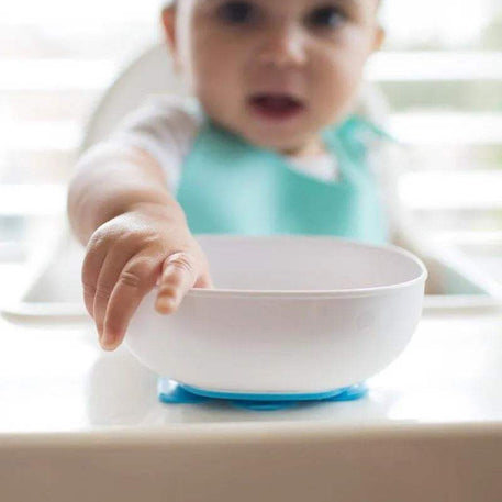 Dr. Brown's Paquet de 2 Bols à ventouse 4M+ - Jaune & Bleu - Dr. Brown's - Bols pour bébé Maroc -www.babyboss.ma