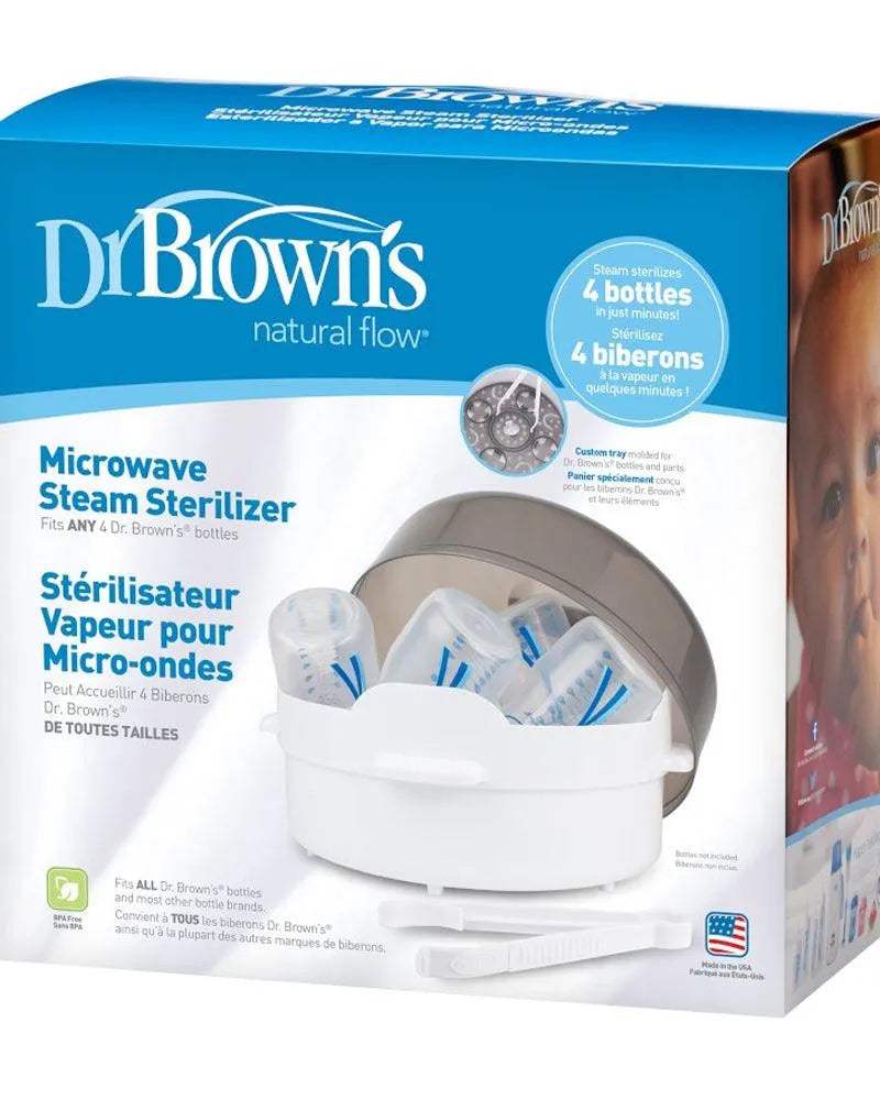 Dr. Brown's Stérilisateur à vapeur pour biberons - Dr. Brown's - Stérilisateurs de biberons pour bébé Maroc -www.babyboss.ma