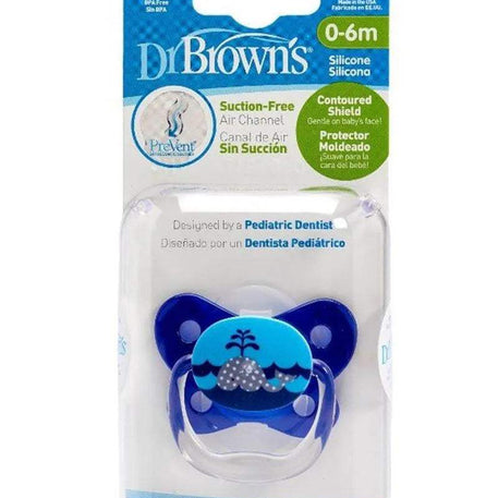 Dr. Brown's Sucette BUTTERFLY SHIELD Stage1 0-6M - Bleu - Dr. Brown's - Sucettes pour bébé Maroc -www.babyboss.ma