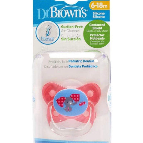 ⚡Dr. Brown's Sucette BUTTERFLY SHIELD Stage2 6-18M - Pink⚡ - flash - Sucettes pour bébé Maroc -www.babyboss.ma
