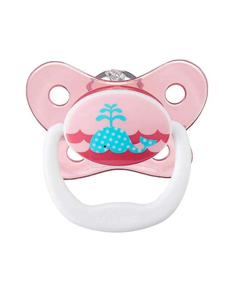 Dr. Brown's Sucette Stage1 0-6M - Pink - Dr. Brown's - Sucettes pour bébé Maroc -www.babyboss.ma