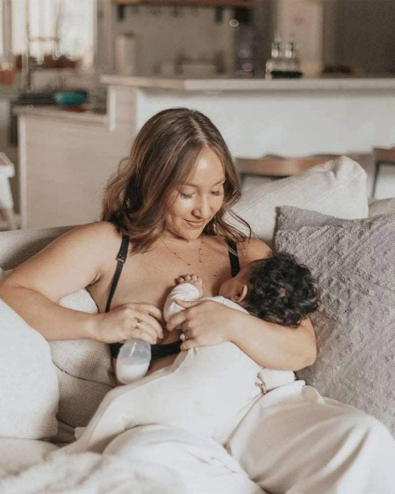 Dr. Brown's Tire lait en silicone + Biberon 120ml Cole étroit - Dr. Brown's - Tire-Lait pour bébé Maroc -www.babyboss.ma