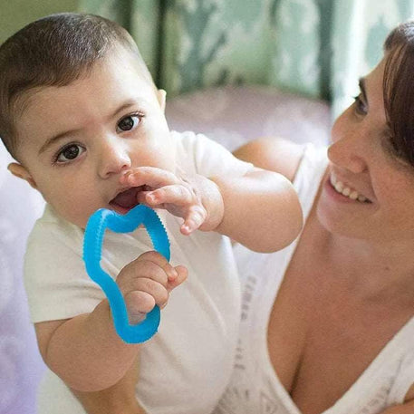 حلقة التسنين فليكسيز 3M+ من دكتور براون - أزرق - BABYBOSS