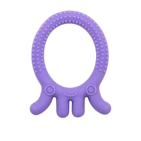 حلقة التسنين على شكل أخطبوط من دكتور براون فليكسيز فريندز 3 أشهر+ - أرجواني - BABYBOSS