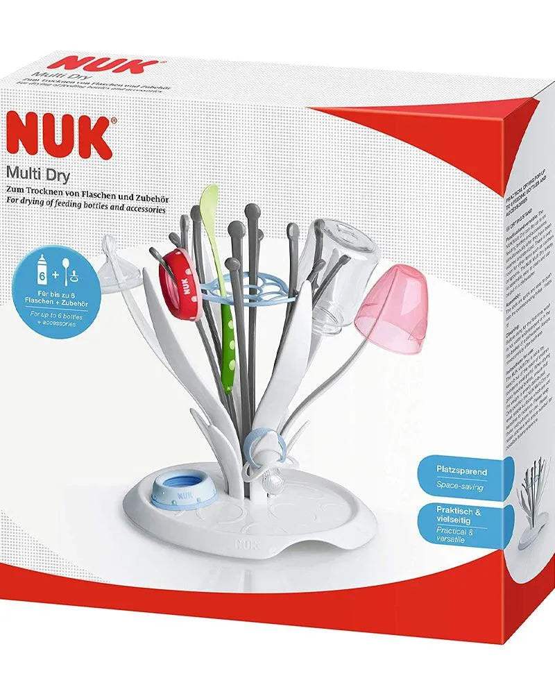 Egouttoir à biberon Multi Dry NUK - NUK - Egoutte Biberons pour bébé Maroc -www.babyboss.ma