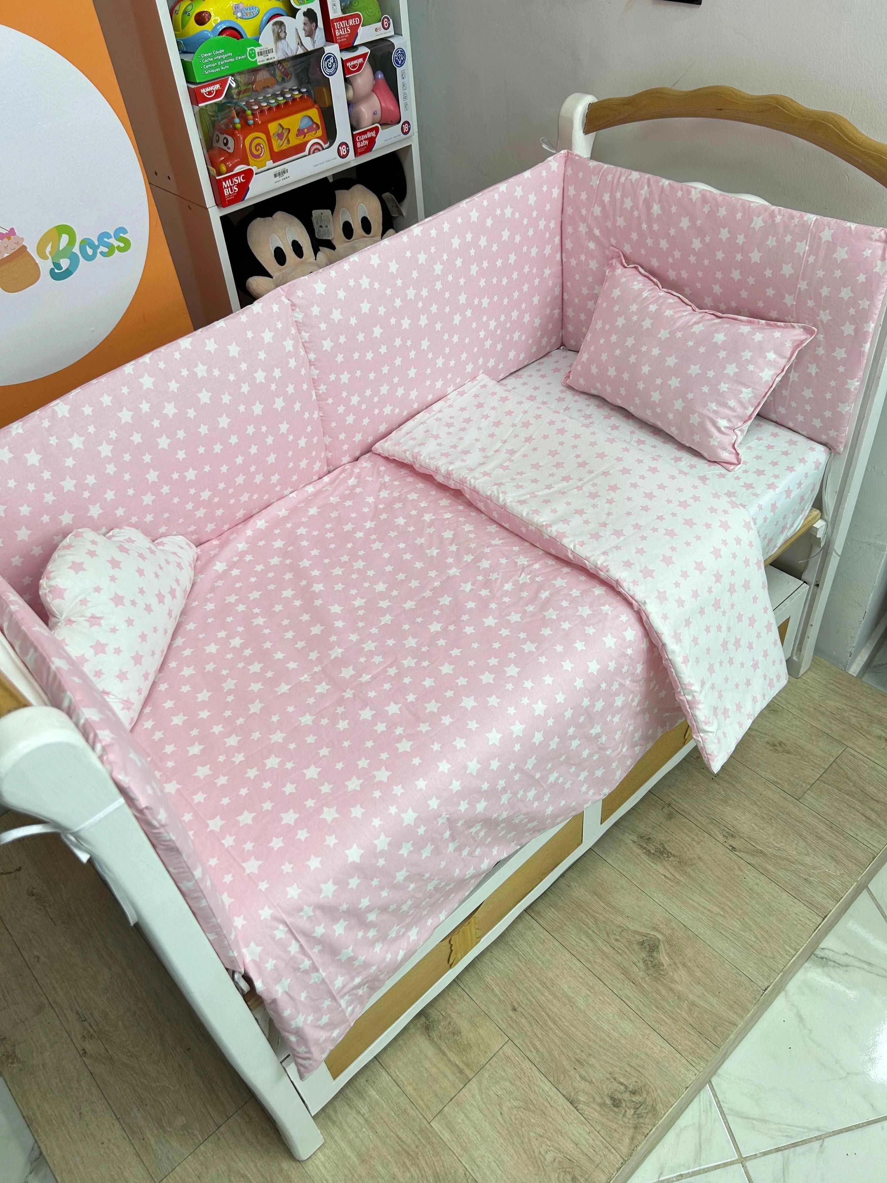 Baby crib bumpers at Babyboss Morocco Babyboss.ma