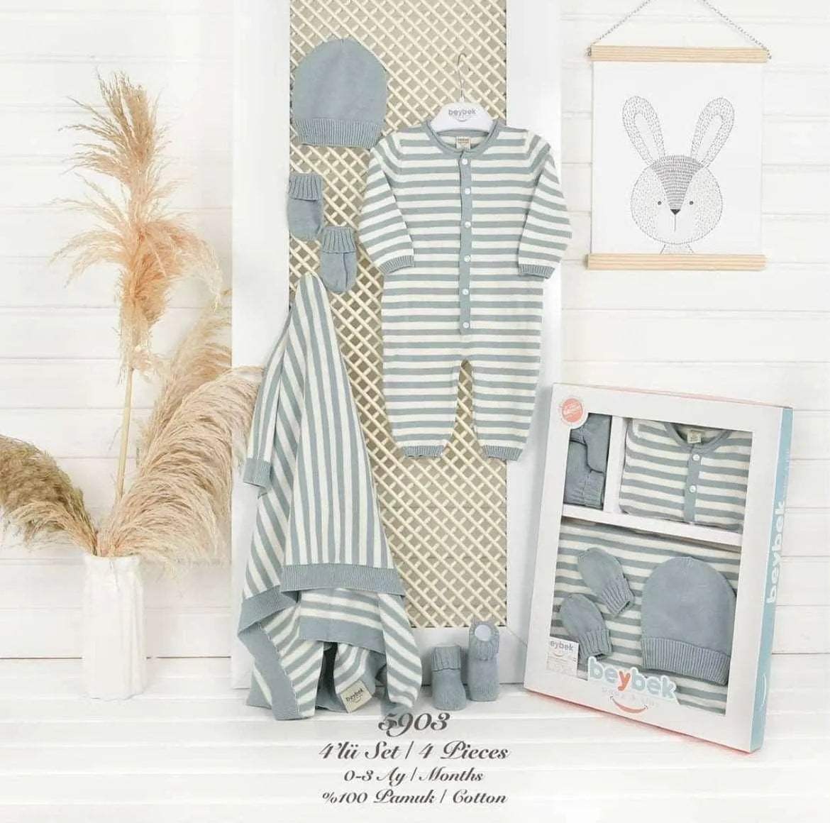 Ensemble 5 pièces nouveau né - Mode - pour bébé Maroc -www.babyboss.ma