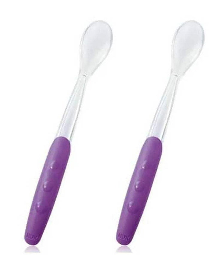 Ensemble de 2 Cuillères Douces NUK 4M+ - Violet - NUK - Couverts pour bébé Maroc -www.babyboss.ma