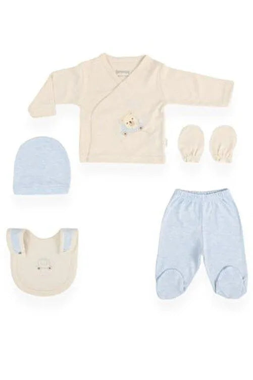 Ensemble naissance 5 psc- BEBITOF - Babyboss.ma - Bebitof - pour bébé maroc