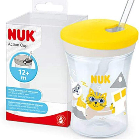 كوب Evolution Action 230 مل NUK 12M+ - أصفر - BABYBOSS