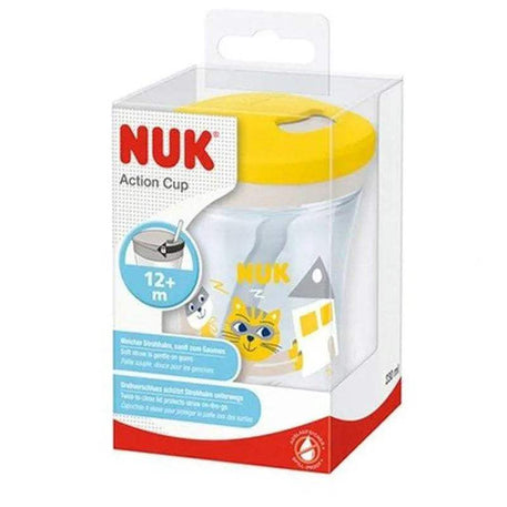 كوب Evolution Action 230 مل NUK 12M+ - أصفر - BABYBOSS