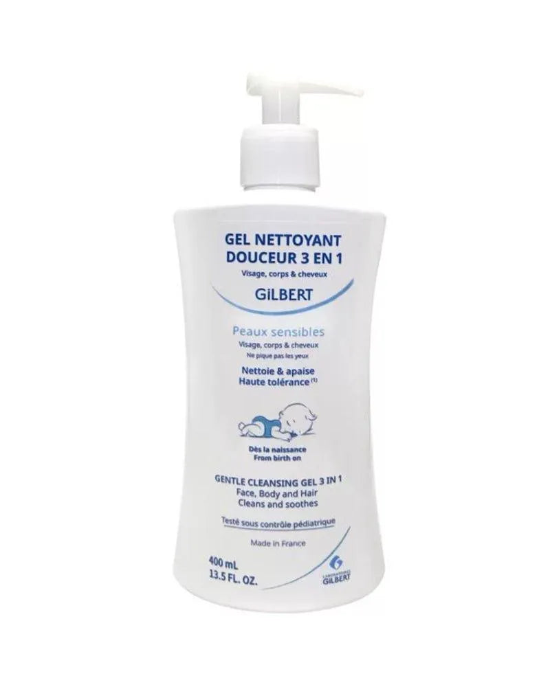 Gilbert Gel Nettoyant Douceur 3 en 1 - 400ml - Babyboss.ma - Gilbert - pour bébé maroc