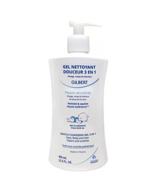 Gilbert Gel Nettoyant Douceur 3 en 1 - 400ml - Babyboss.ma - Gilbert - pour bébé maroc