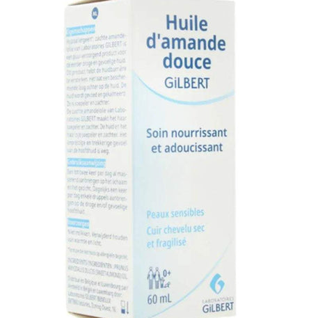 Gilbert huile d'amande douce - 60ml - Gilbert - Huile de Massage pour bébé Maroc -www.babyboss.ma