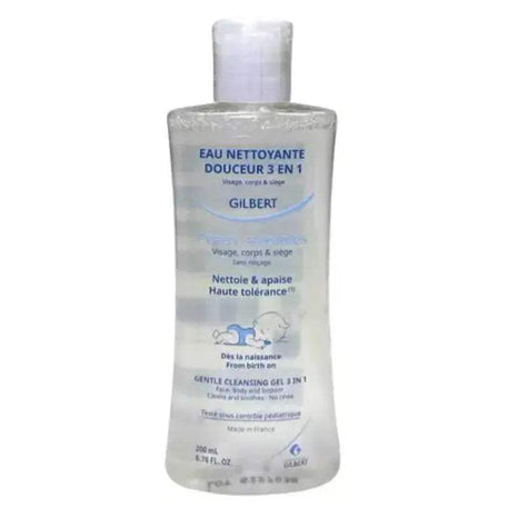 gilbert-eau-nettoyante-douceur-3-en-1-200ml-babyboss-ma-gilbert-pour-bebe-maroc - Babyboss.ma -bebe-maroc