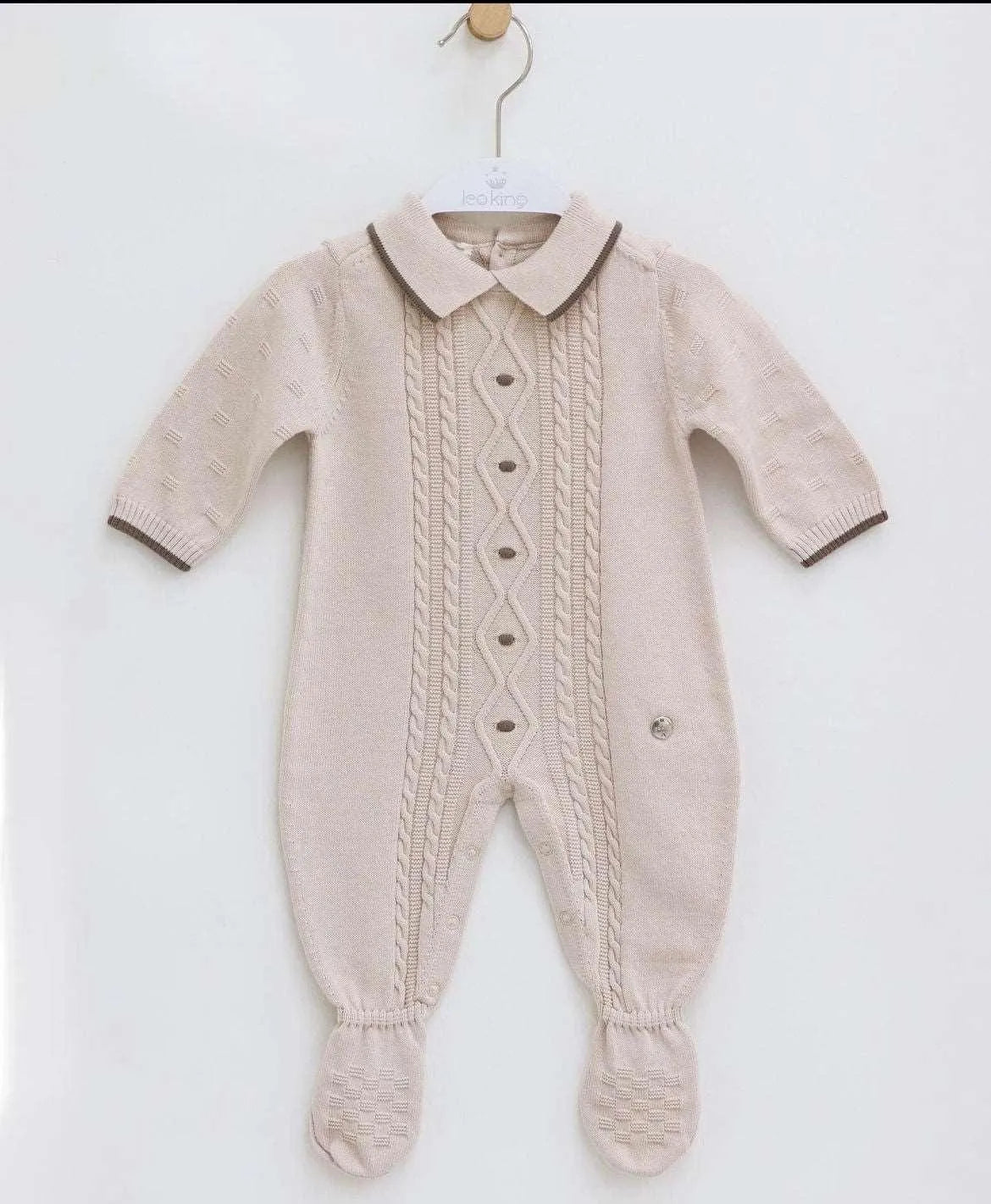 Grenouillère 100% cotton - Babyboss.ma - Leoking - pour bébé maroc