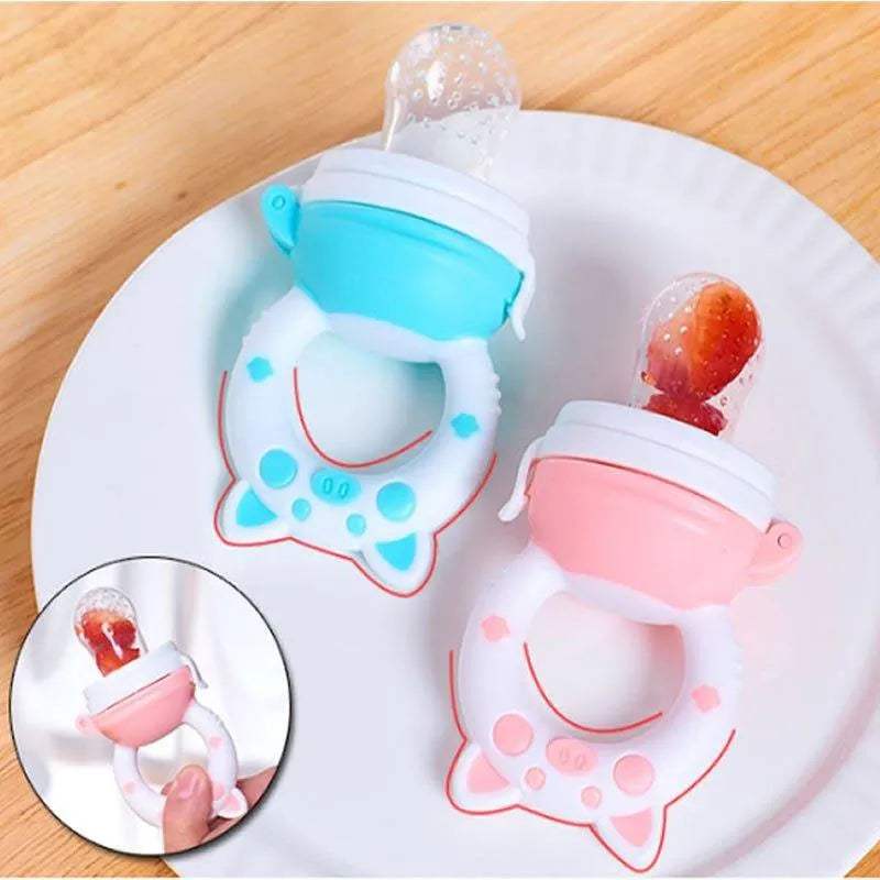 لهاية نبلر حلقة تغذية الفاكهة من السيليكون - BABYBOSS