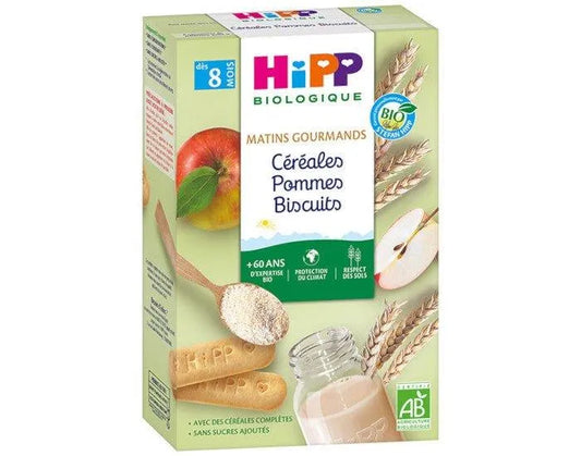 HIPP Céréales pommes biscuits dès 8 mois x 250g - Babyboss.ma - Hipp - pour bébé maroc