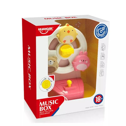 HUANGER - Box musical rose animaux - Babyboss.ma - Huanger - pour bébé maroc