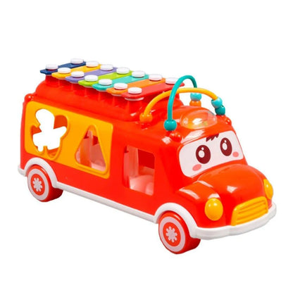 Huanger Bus pour enfants musiciens 18M+ - ORANGE - Babyboss.ma - Huanger - pour bébé maroc