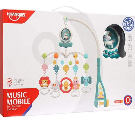Huanger Mobile musical avec lumière et musique - Bleu - Huanger - Veilleuses pour bébé Maroc -www.babyboss.ma