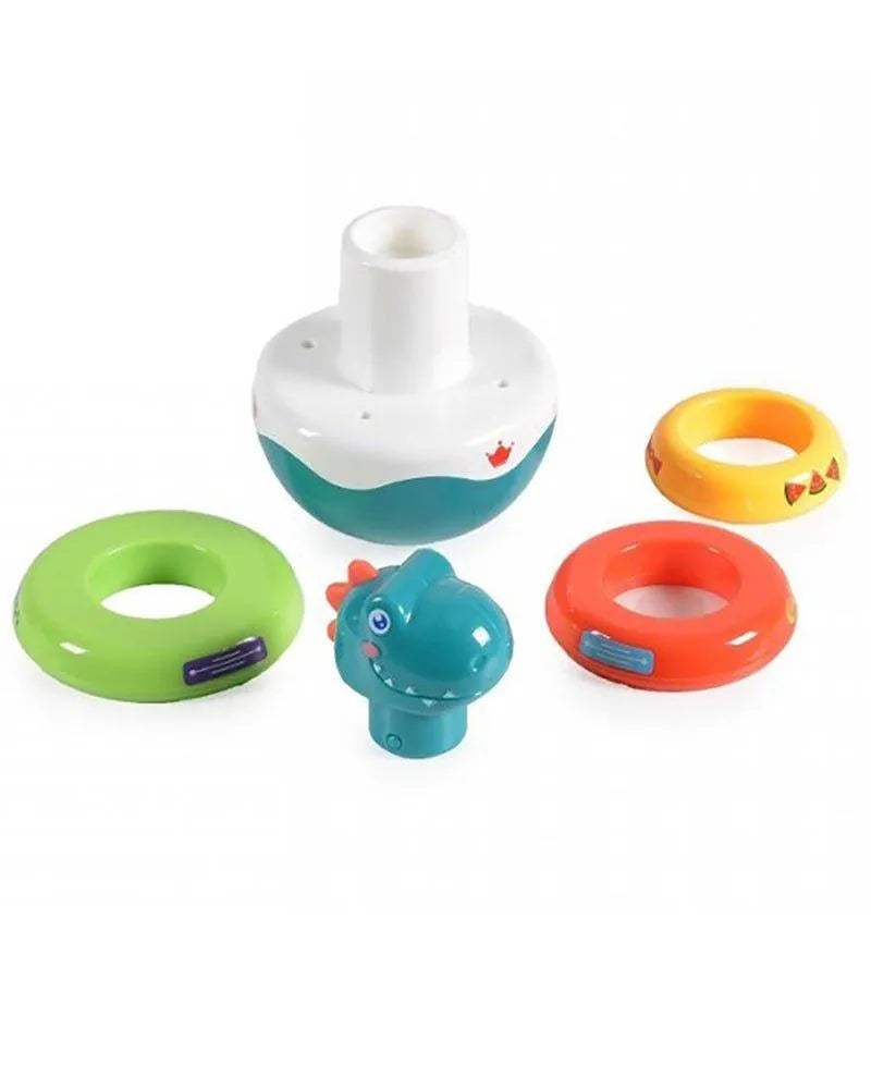 Huanger Pyramide Dinosaure 6M+ - Huanger - Jouets à empiler pour bébé Maroc -www.babyboss.ma