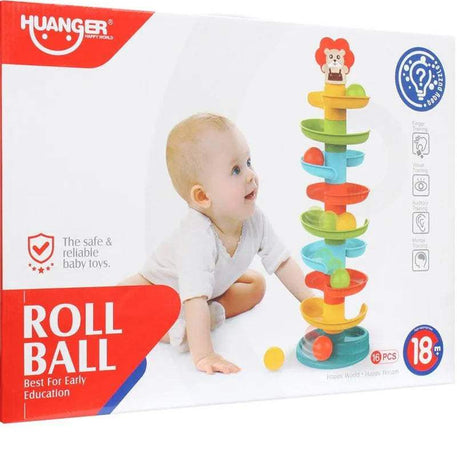 Huanger Tour de jeu éducatif avec balles 18M+ - Huanger - Jouets éducatifs pour bébé Maroc -www.babyboss.ma
