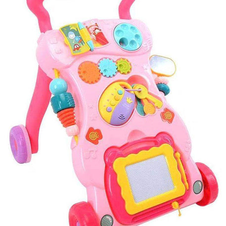 Huanger Trotteur avec lumière et musique 6M+ - Rose - Huanger - Trotteurs pour bébé Maroc -www.babyboss.ma