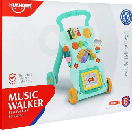 Huanger Trotteur avec lumière et musique 6M+ - Vert - Huanger - Trotteurs pour bébé Maroc -www.babyboss.ma