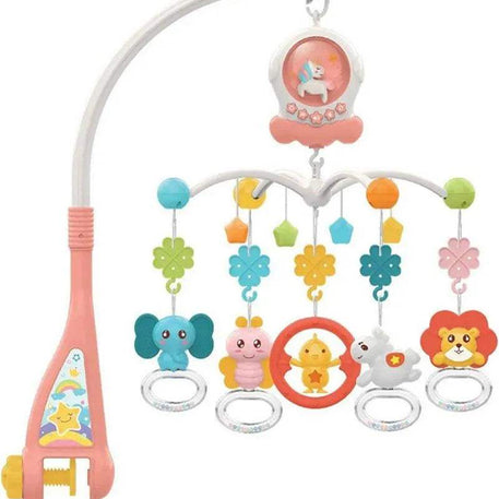 huanger-mobile-musical-avec-lumiere-et-musique-rose-babyboss-ma-huanger-pour-bebe-maroc-1 - Babyboss.ma -bebe-maroc