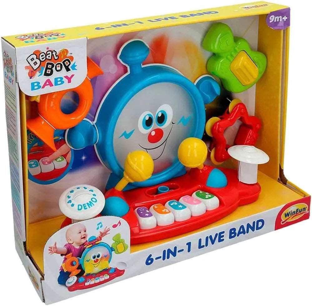 Jeu d’éveil musical 6 en 1 – Winfun - Winfun - pour bébé Maroc -www.babyboss.ma