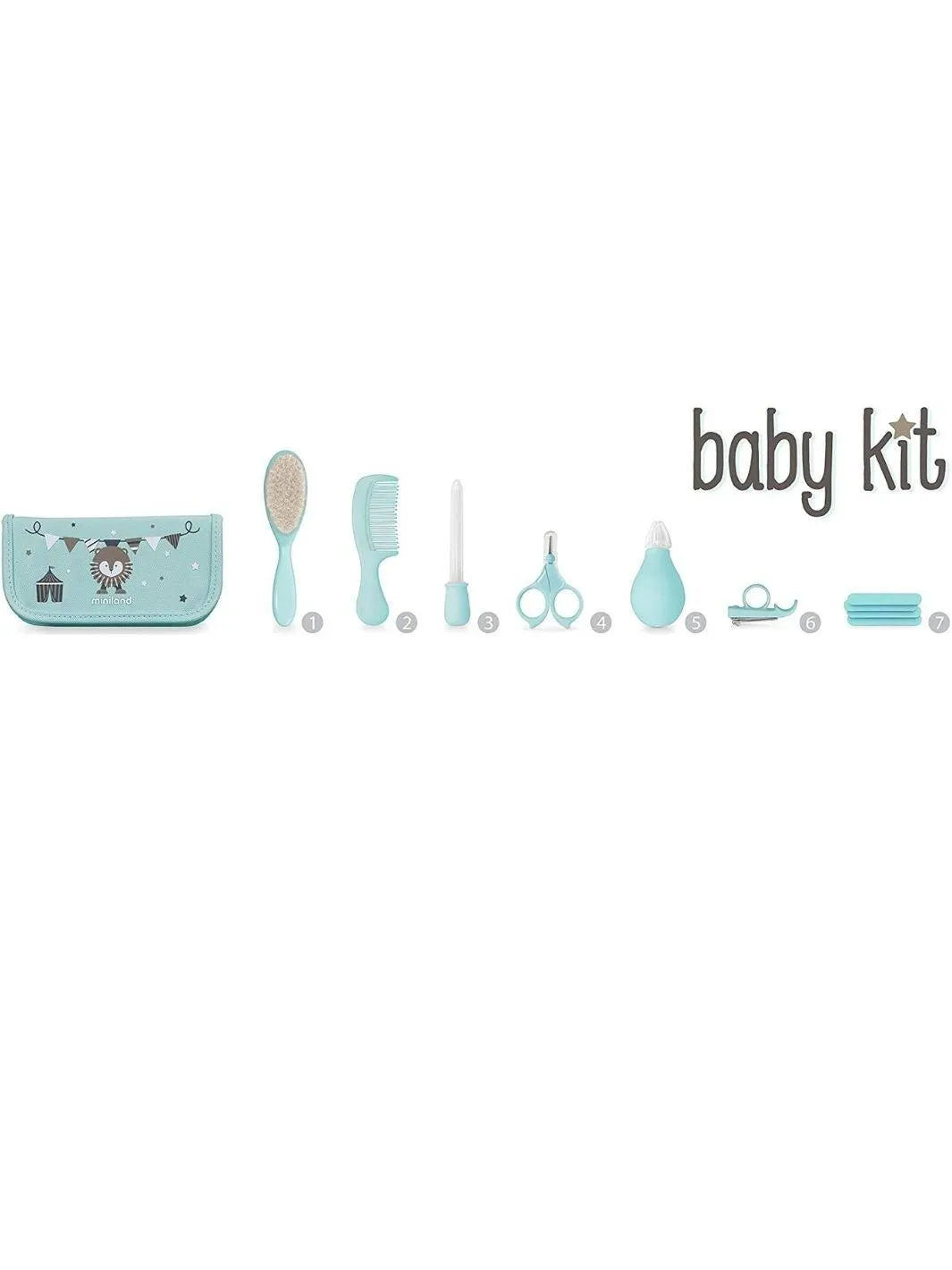 Kit soin du bébé : Bleu - Babyboss.ma - Miniland - pour bébé maroc