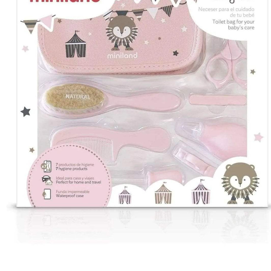 Kit soin du bébé : Rose - Miniland - pour bébé Maroc -www.babyboss.ma