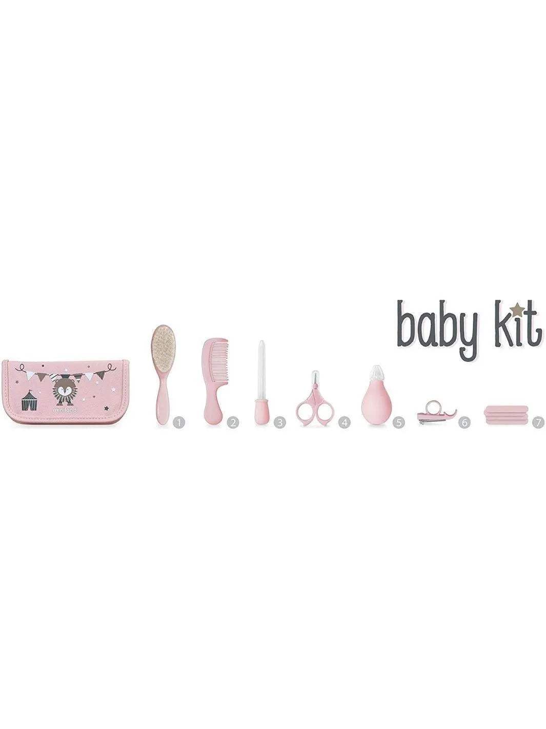 Kit soin du bébé : Rose - Miniland - pour bébé Maroc -www.babyboss.ma
