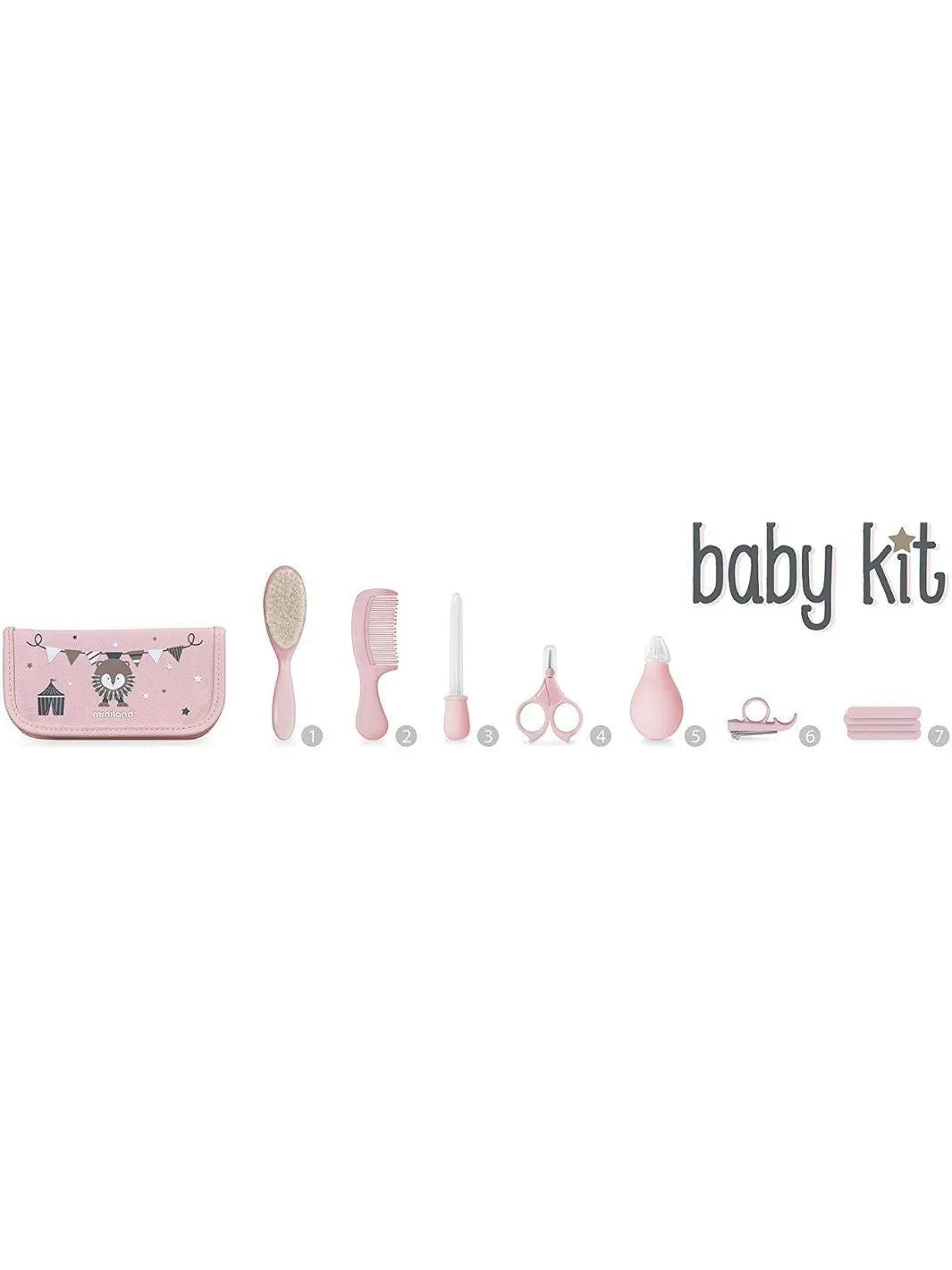 Kit soin du bébé : Rose - Babyboss.ma - Miniland - pour bébé maroc