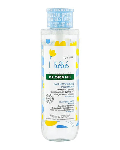 Klorane Bébé Eau nettoyante sans rinçage au Calendula apaisant - 500ml - Babyboss.ma - Klorane - pour bébé maroc