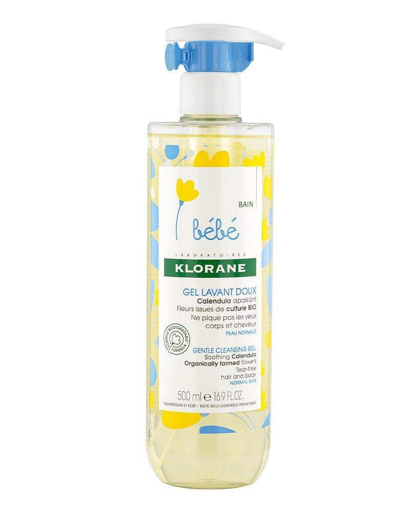 Klorane Bébé Gel lavant doux au Calendula apaisant - 500ml - Klorane - Hygiène et Soin pour bébé Maroc -www.babyboss.ma
