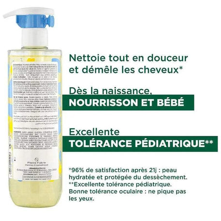 Klorane Bébé Gel lavant doux au Calendula apaisant - 500ml - Klorane - Hygiène et Soin pour bébé Maroc -www.babyboss.ma