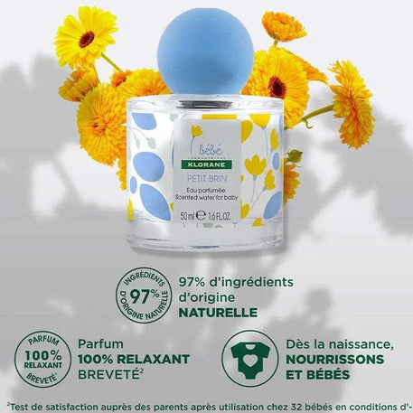 Klorane Bébé Petit brin Eau parfumée - 50ml - Klorane - Hygiène et Soin pour bébé Maroc -www.babyboss.ma