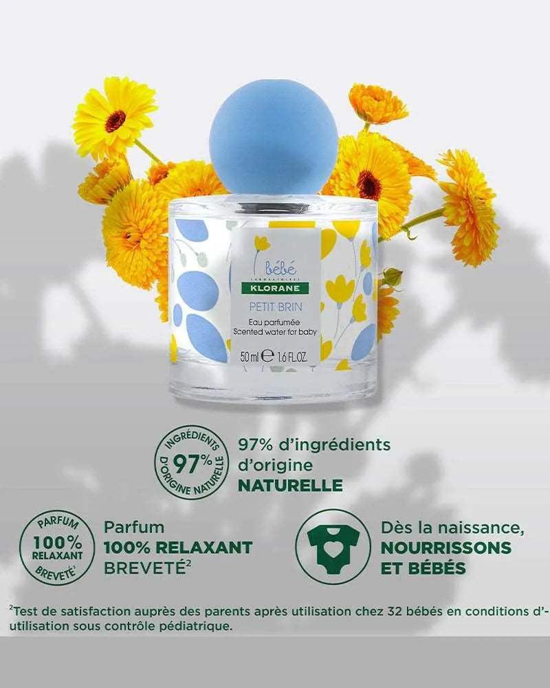 Klorane Bébé Petit brin Eau parfumée - 50ml - Klorane - Hygiène et Soin pour bébé Maroc -www.babyboss.ma