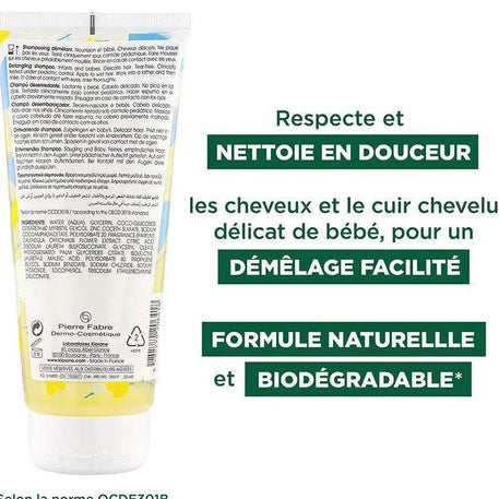 Klorane Bébé Shampooing démêlant au Calendula apaisant - 200ml - Klorane - Shampoing pour bébé Maroc -www.babyboss.ma