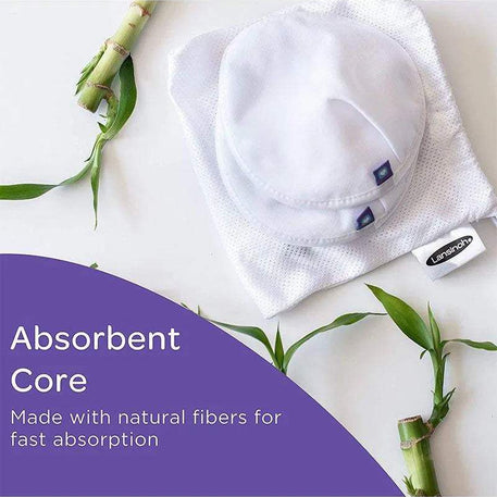 Lansinoh Coussinets d'allaitement lavables - 4 unités - Lansinoh - Coussinet d'allaitement pour bébé Maroc -www.babyboss.ma