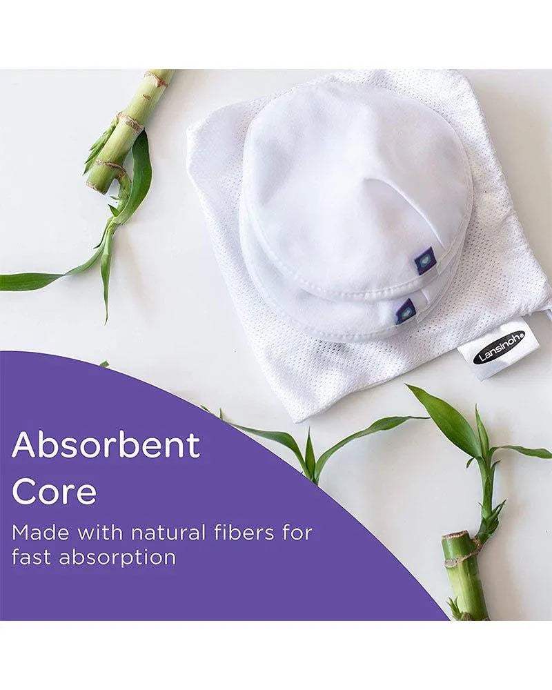 Lansinoh Coussinets d'allaitement lavables - 4 unités - Lansinoh - Coussinet d'allaitement pour bébé Maroc -www.babyboss.ma