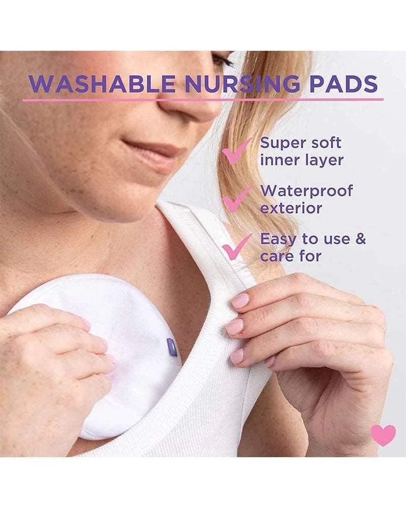 Lansinoh Coussinets d'allaitement lavables - 4 unités - Lansinoh - Coussinet d'allaitement pour bébé Maroc -www.babyboss.ma