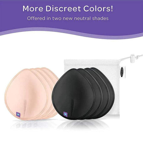 Lansinoh Coussinets d'allaitement lavables Rose&Noir - 8 unités - Lansinoh - Coussinet d'allaitement pour bébé Maroc -www.babyboss.ma