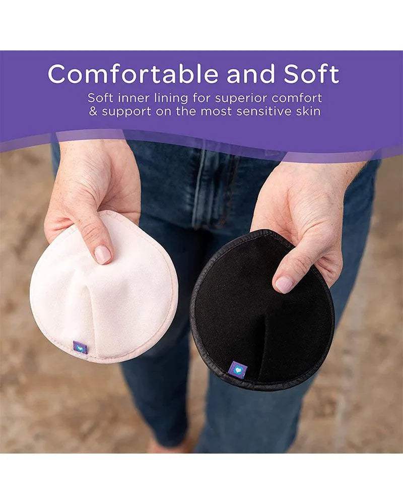 Lansinoh Coussinets d'allaitement lavables Rose&Noir - 8 unités - Lansinoh - Coussinet d'allaitement pour bébé Maroc -www.babyboss.ma