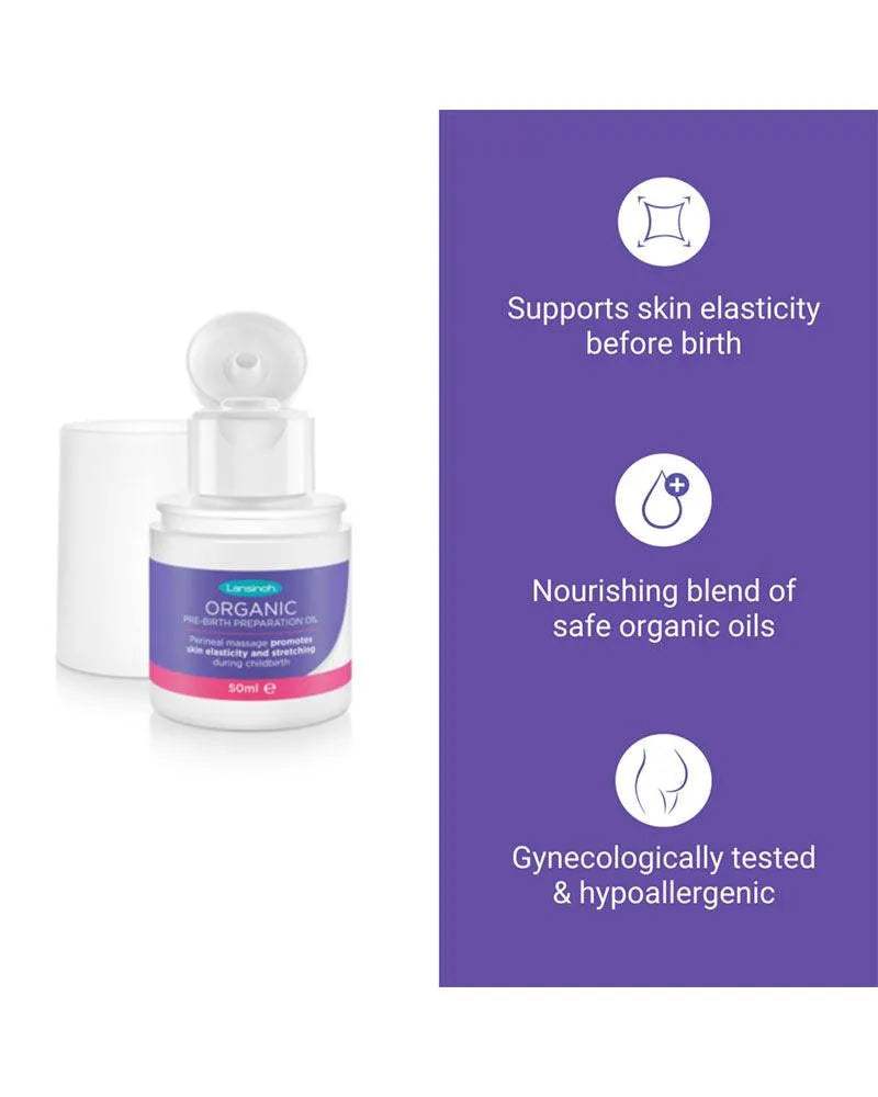 Lansinoh Huile de massage du périnée - 50ml - Lansinoh - Huile de Massage pour bébé Maroc -www.babyboss.ma