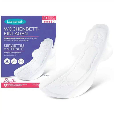 Lansinoh Serviette Maternité Post-Partum +2 Semaines 12 unités - Lansinoh - pour bébé maroc - www.babyboss.ma