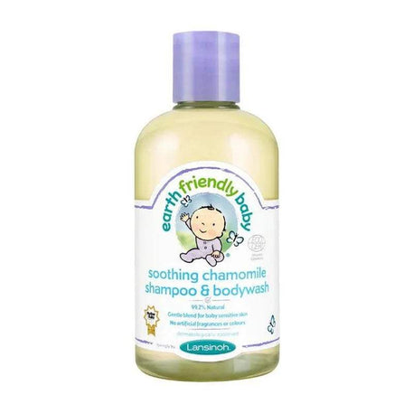 Lansinoh Shampoing & Gel lavant BIO - Camomille 250ml - Lansinoh - Hygiène et Soin pour bébé Maroc -www.babyboss.ma