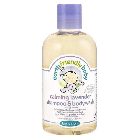 Lansinoh Shampoing & Gel lavant BIO - Lavande 250ml - Lansinoh - Hygiène et Soin pour bébé Maroc -www.babyboss.ma